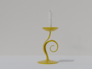 golden candle packs 3D Model