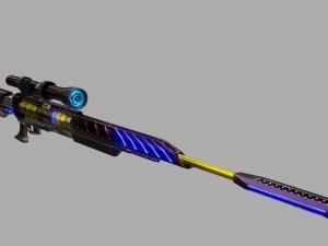 scifi sniper Model 3D