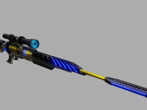scifi sniper Model 3D