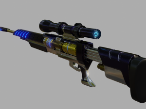 scifi sniper Model 3D