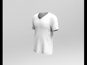 v-neck t-shirt 3D Model