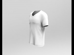 v-neck t-shirt 3D Model