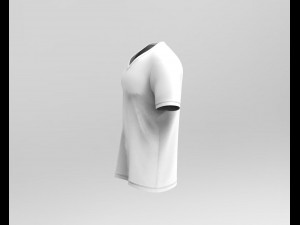 v-neck t-shirt 3D Model