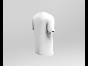 v-neck t-shirt 3D Model