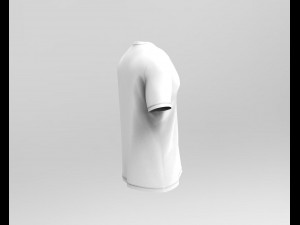 v-neck t-shirt 3D Model