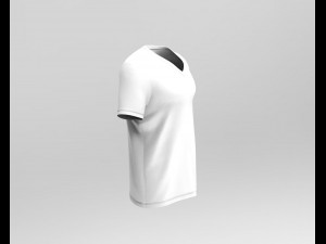 v-neck t-shirt 3D Model