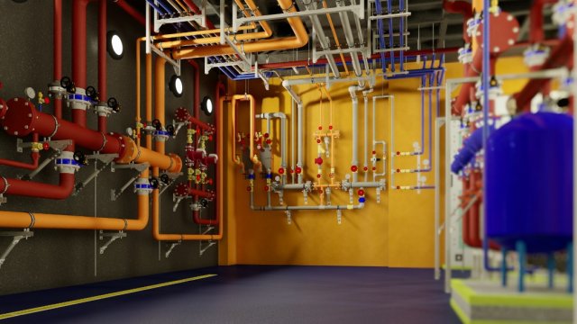 pump 3D Модель .c4d .max .obj .3ds .fbx .stl .blend 