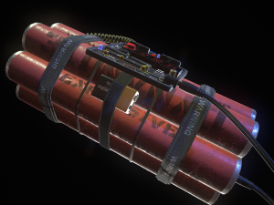 bomb asset Modèle 3D