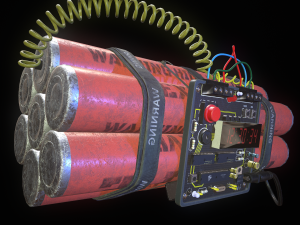 bomb asset Modèle 3D