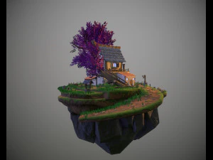 Dorf 3D Modell