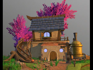 village 3D Model
