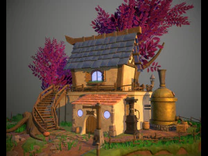 village 3D Model