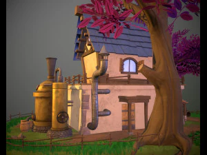 village 3D Model