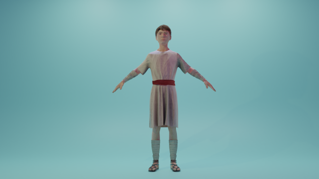 boy david cycles-evee 3D 模型 .c4d .max .obj .3ds .fbx .stl .blend 