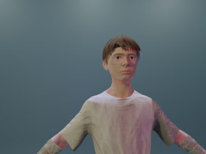boy david cycles-evee 3D 模型