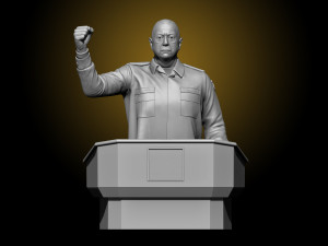 Ilham Aliyev -Sculpture Modèles 3D en vedette