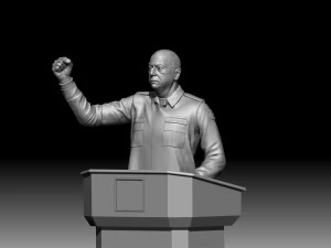 Ilham Aliyev -Sculpture 3D Print Model