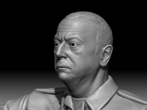 Ilham Aliyev -Sculpture 3D Принт Модель