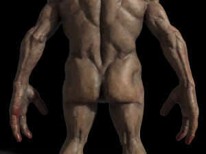 Zombie AAA Model 3D