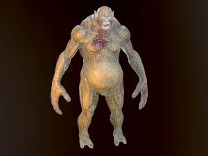 Zombie AAA Model 3D