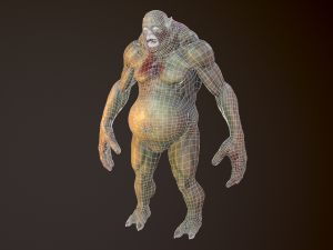Zombie AAA Model 3D