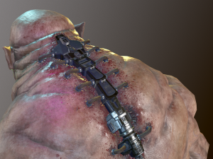 Zombie AAA Model 3D