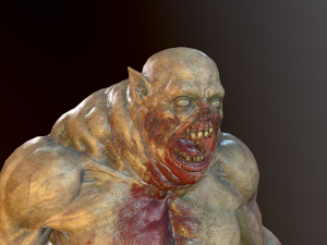 Zombie AAA Model 3D