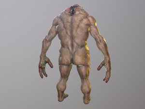 Zombie AAA Model 3D