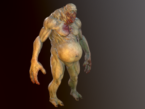 Zombie AAA Model 3D