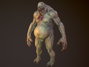 Zombie AAA Model 3D