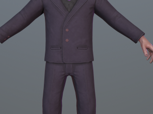 Horror man character 3D Model