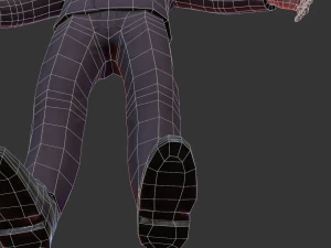 Personaje de hombre de terror Modelo 3D