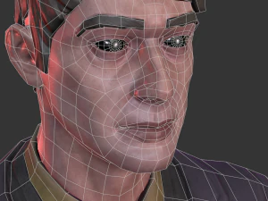 Personaje de hombre de terror Modelo 3D