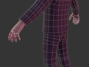 Personaje de hombre de terror Modelo 3D