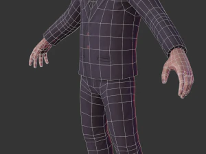 Personaje de hombre de terror Modelo 3D
