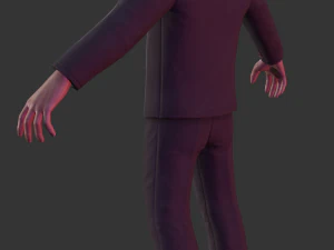 Personaje de hombre de terror Modelo 3D