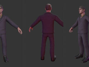 Horror man character 3D Модель