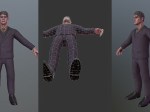 Horror man character 3D Модель