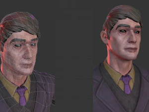 Personaje de hombre de terror Modelo 3D