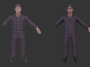 Horror man character 3D Модель