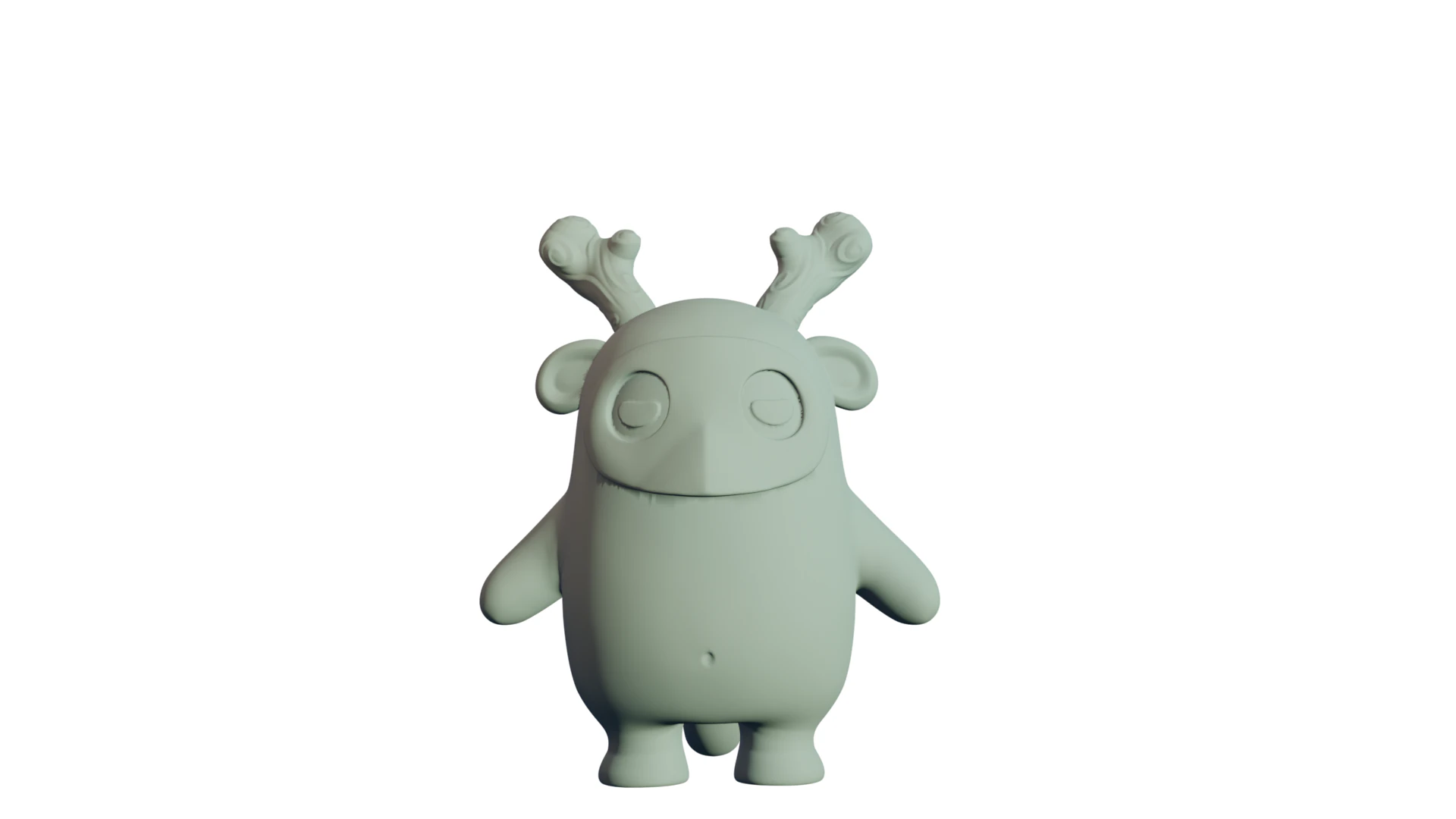 Forest Monster 3D Print Model .c4d .max .obj .3ds .fbx .stl .blend