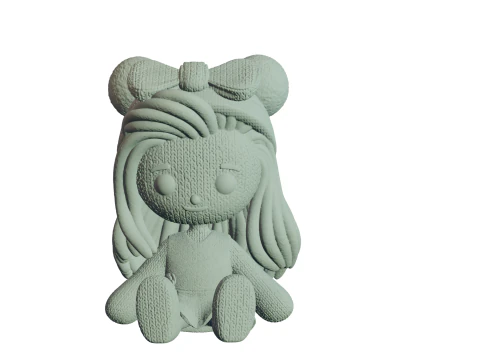 RagDoll Girl 3D Print Model