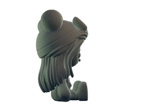 RagDoll Girl 3D Print Model