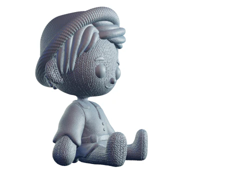 ni&ntilde;o mu&ntilde;eca de trapo Modelo de impresión 3D
