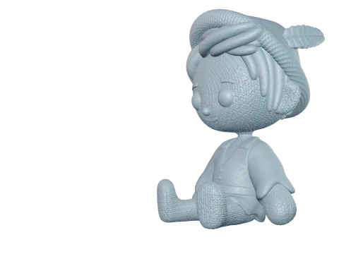 ni&ntilde;o mu&ntilde;eca de trapo Modelo de impresión 3D