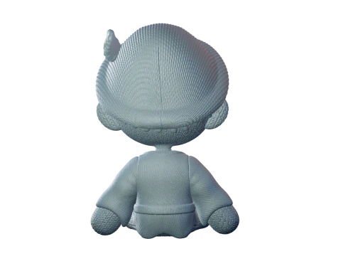 ni&ntilde;o mu&ntilde;eca de trapo Modelo de impresión 3D