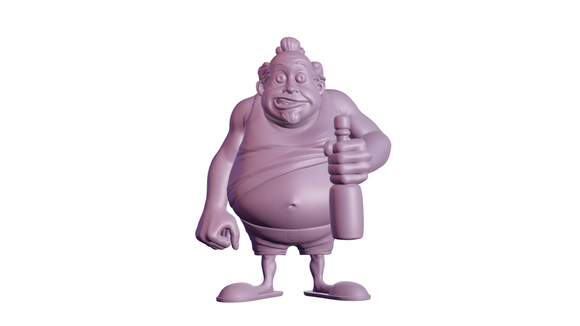 Drunk guy 3D Print Model .c4d .max .obj .3ds .fbx .stl .blend