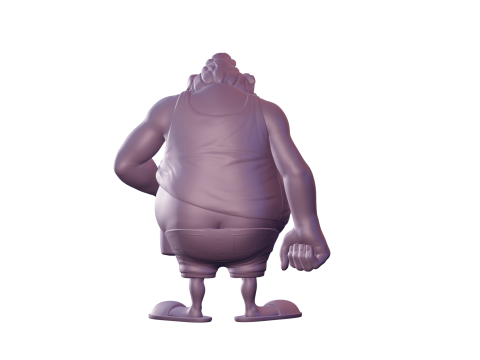 Drunk guy 3D Baskı Modeli