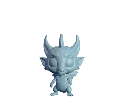 Stylized Dragon Modèles 3D en vedette