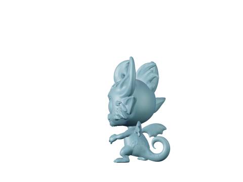Stylized Dragon Modelo de Impressão 3D